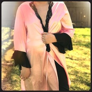 Pink Silk Robe✨